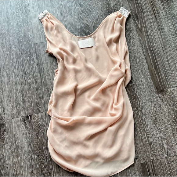 Betty blue top. With rhinestones. Super elegant and flattering. Size 42. Usa M. - Picture 2 of 7